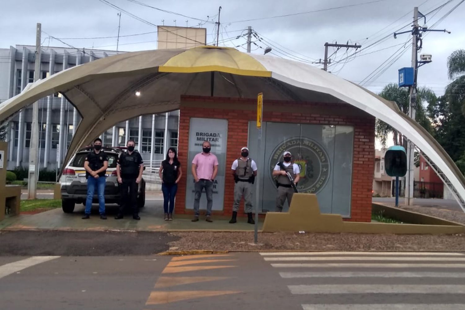 Brigada Militar de Lagoa Vermelha realizou Operação Integrada Covid-19