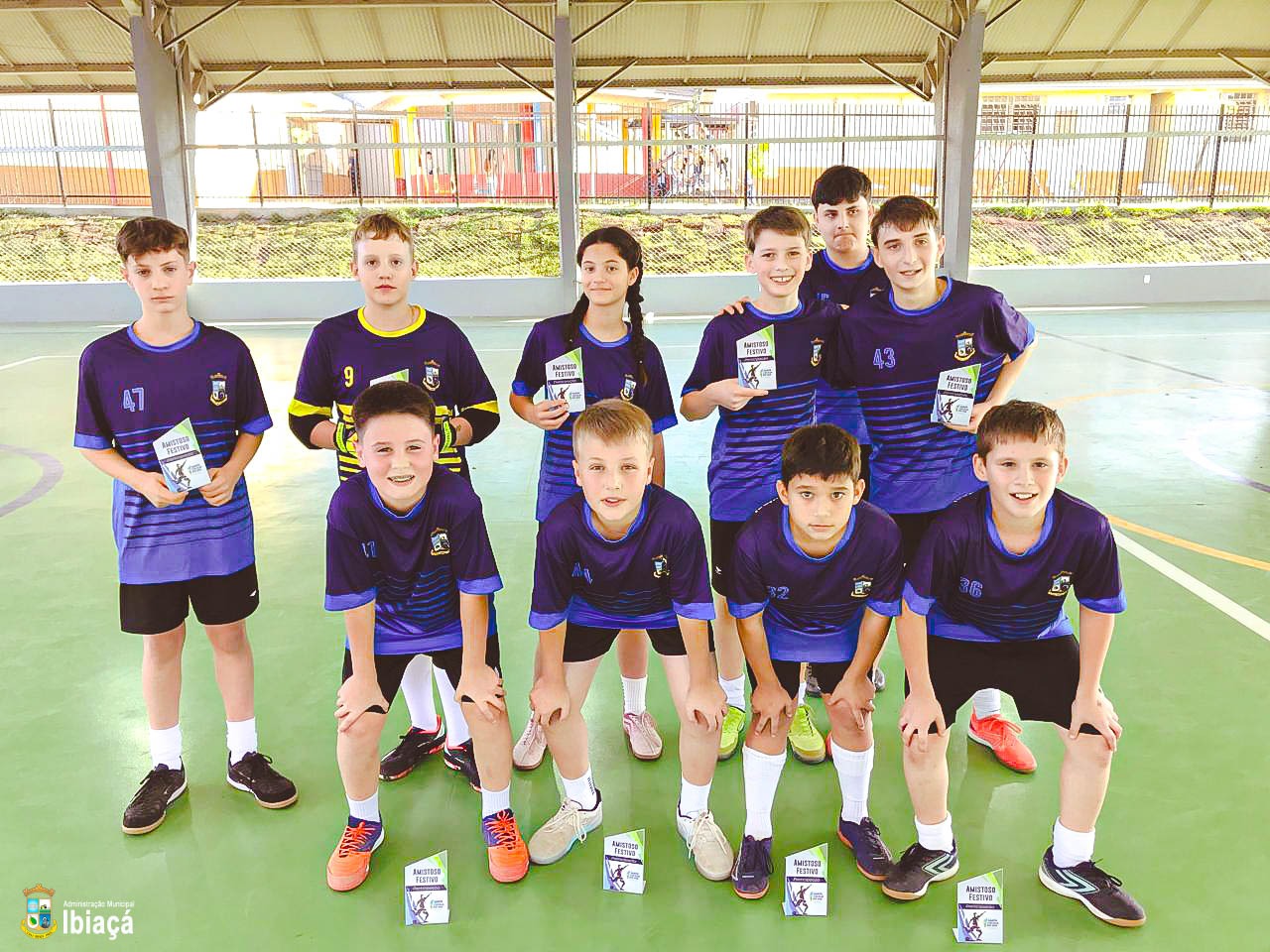 Escolinha de Futsal de Ibiaçá participou de amistosos em Santa Cecília do Sul