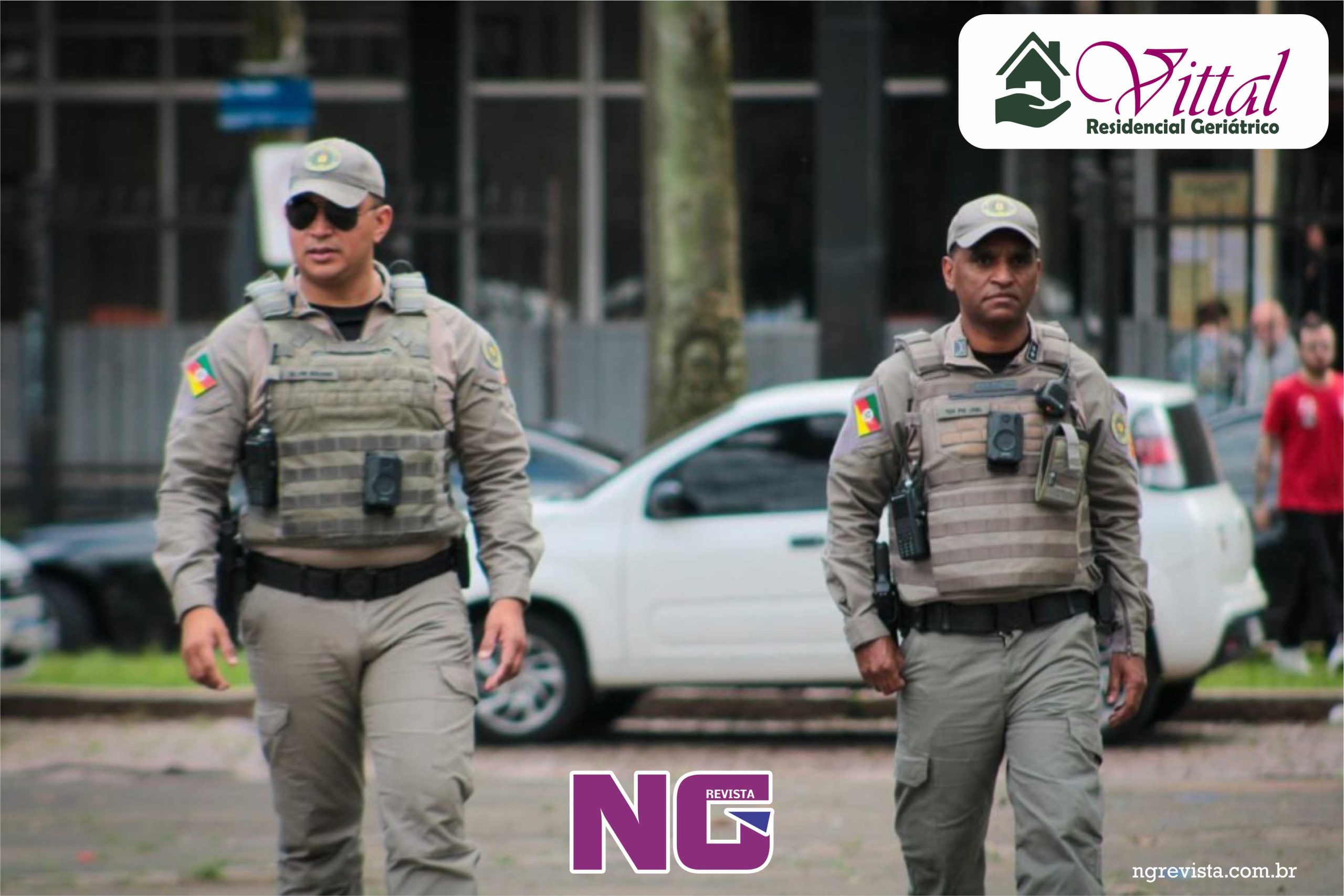Câmeras corporais da Brigada Militar completam seis meses com avaliação positiva e impacto na redução da criminalidade