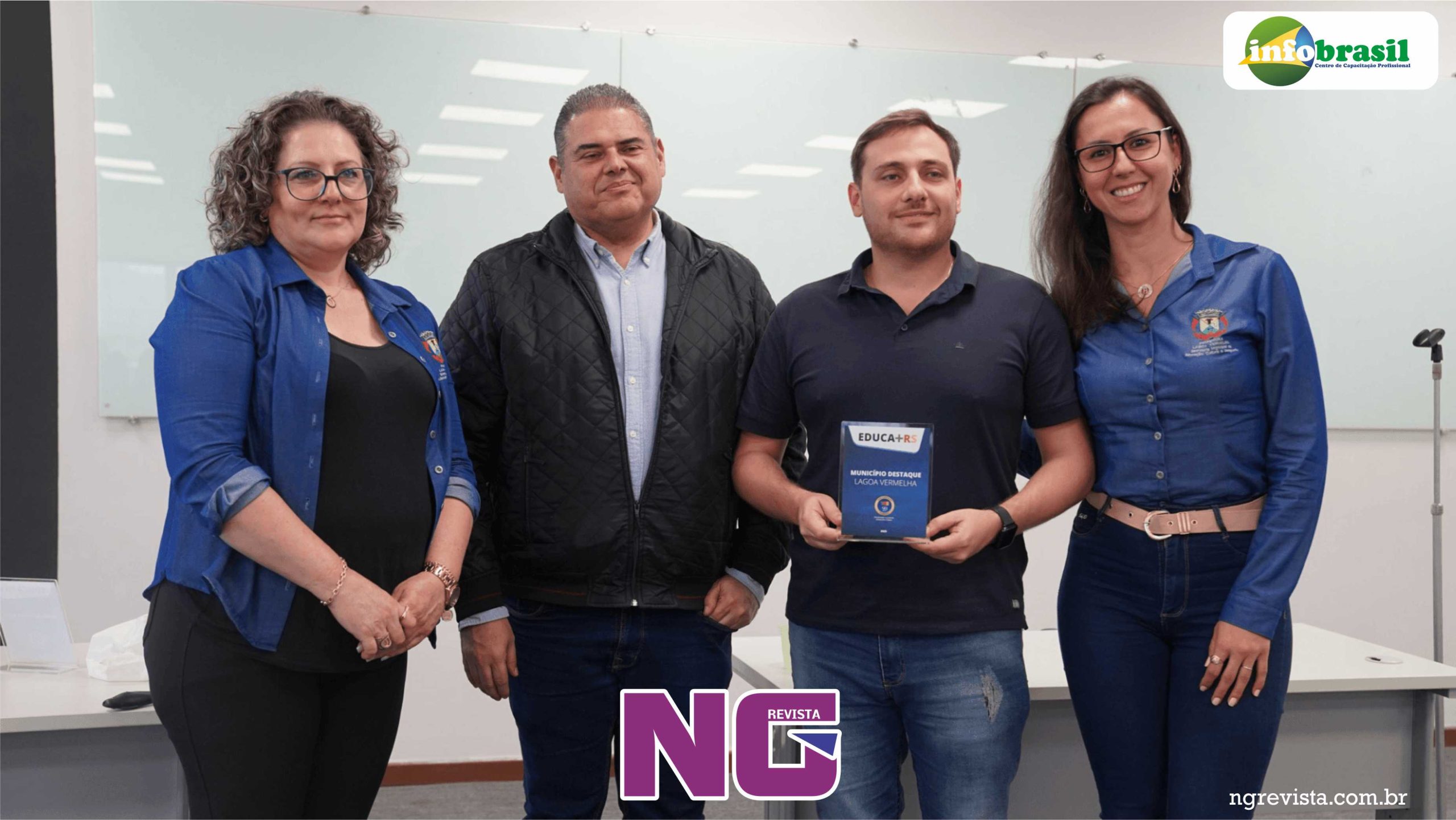 Lagoa Vermelha é premiada pelo TCE-RS por boas práticas na educação