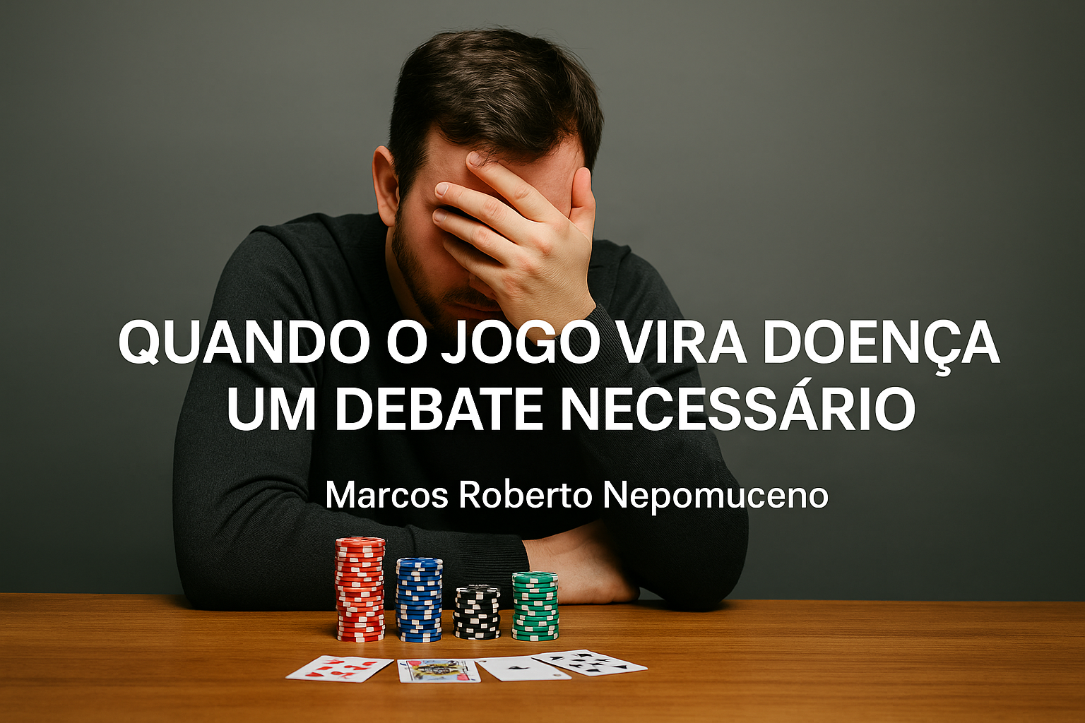 COLUNA MARCOS ROBERTO NEPOMUCENO | “Quando o jogo vira doença: um debate necessário”