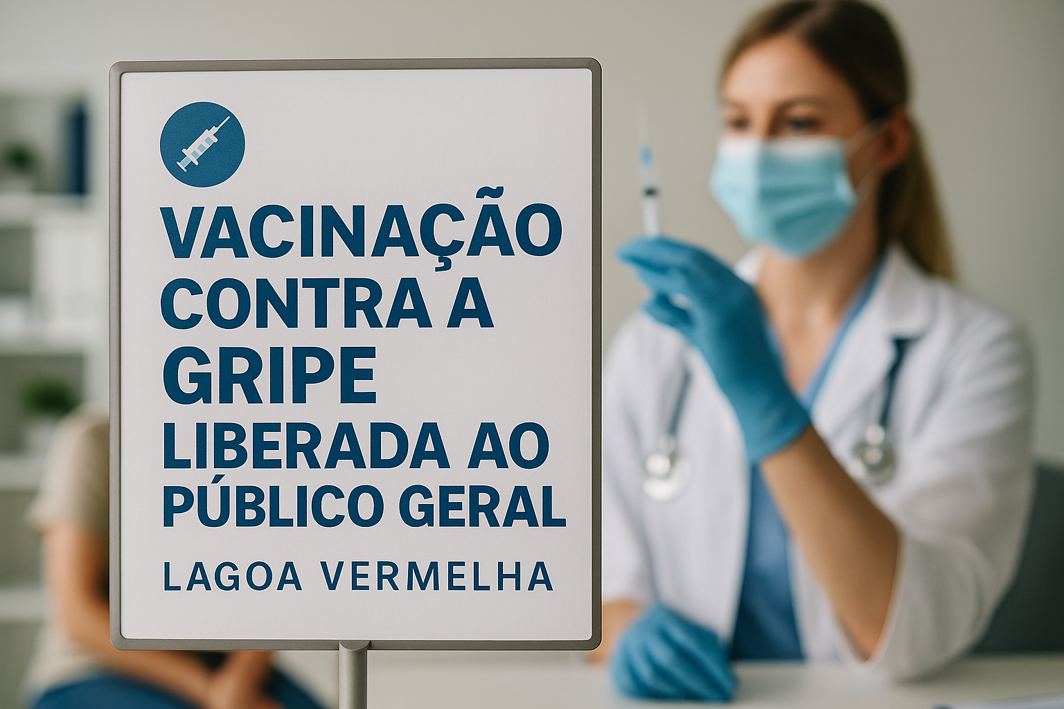Vacinação contra a gripe é liberada para toda a população em Lagoa Vermelha