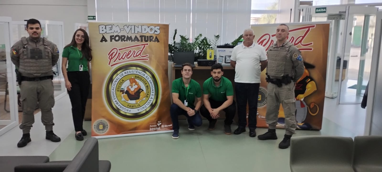 Brigada Militar de Vacaria, Muitos Capões e Jaquirana recebe kits de informática do Fundo Social do Sicredi