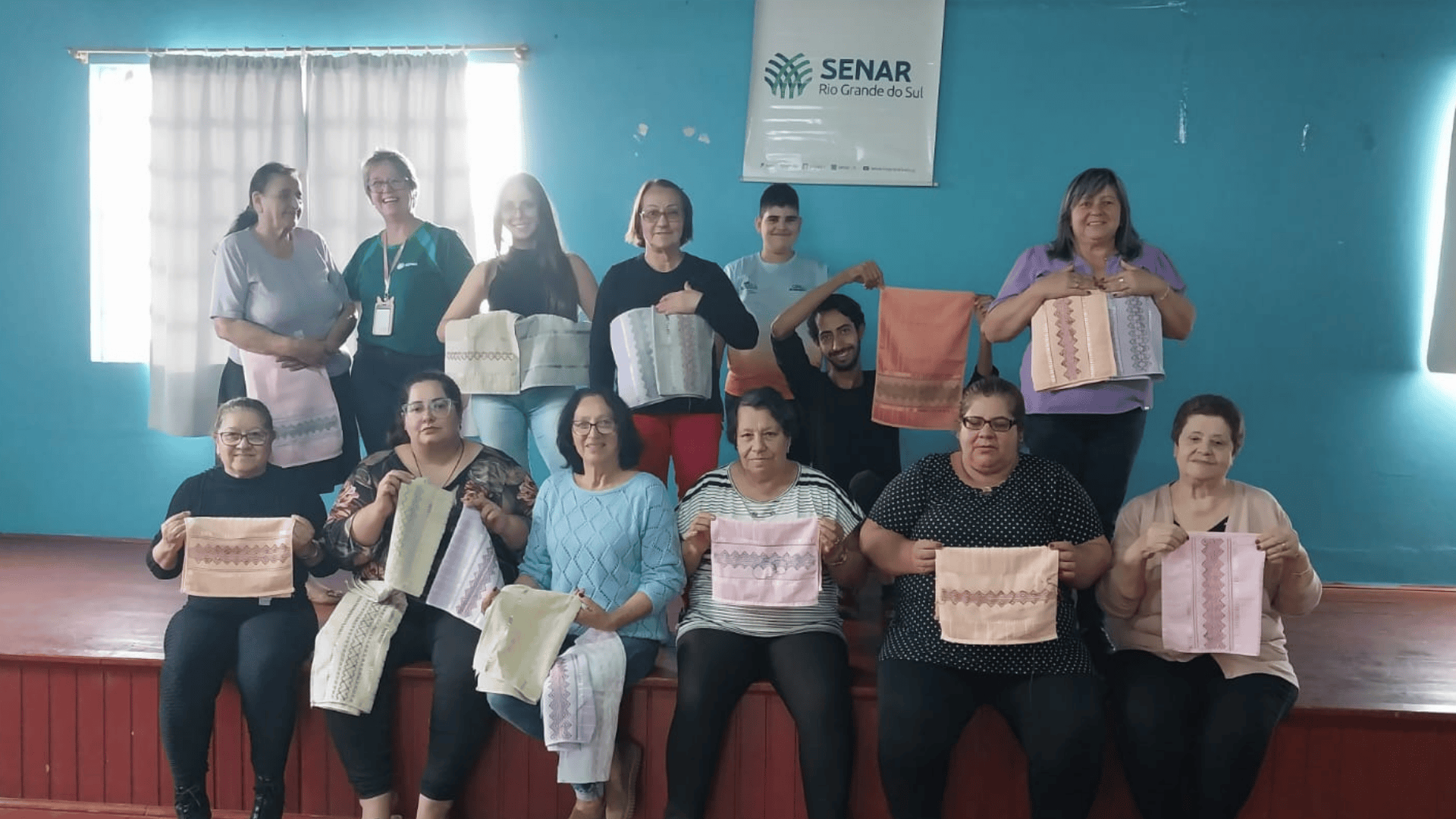 Curso de bordado promovido pela Assistência Social, CRAS e SENAR reúne participantes em três dias de aprendizado e integração