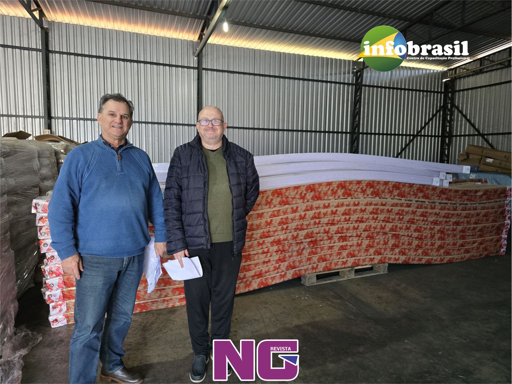 Plasbil doa 20 mil m² de forro PVC a municípios do Vale do Taquari afetados pelas enchentes