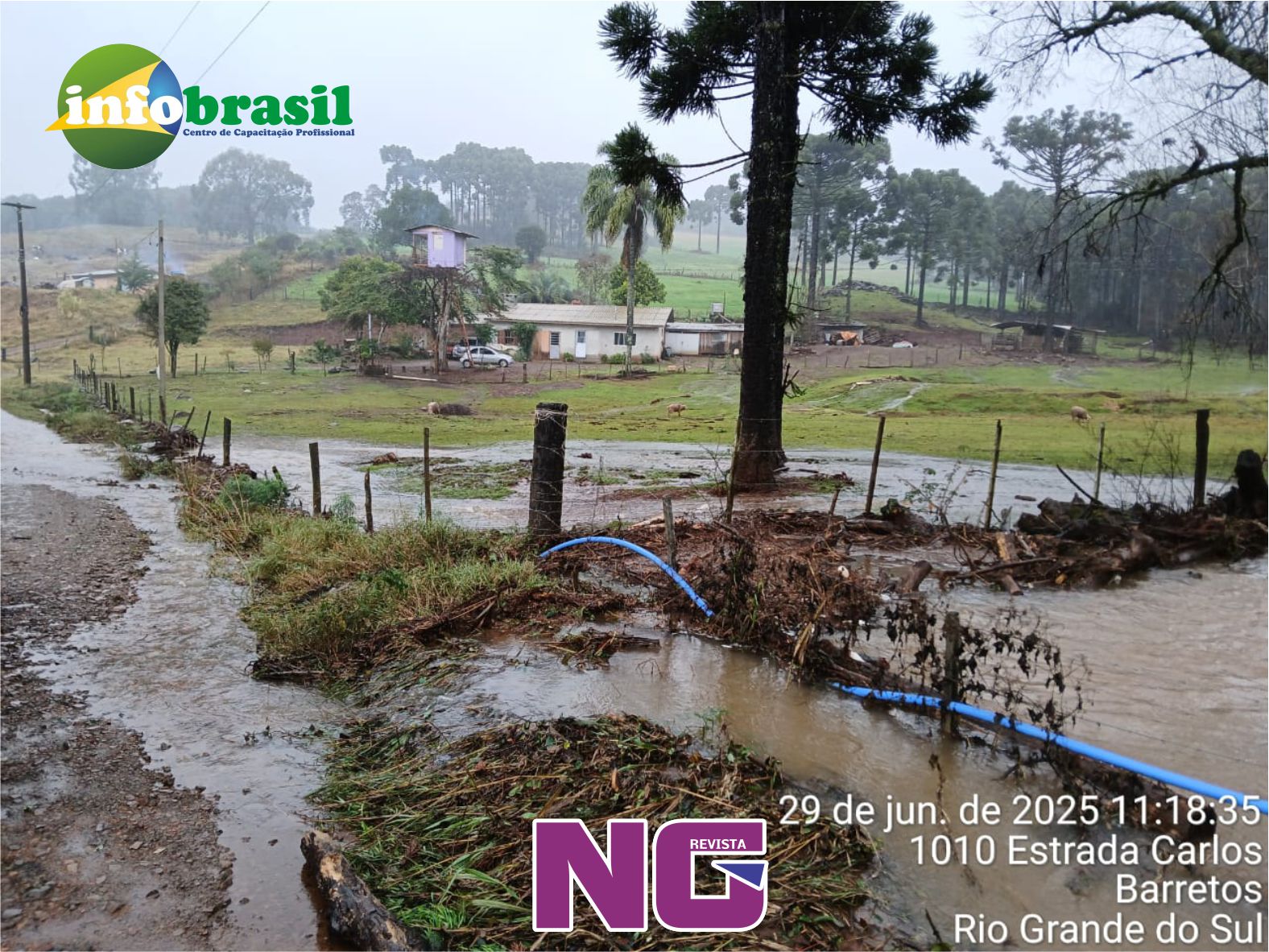Prefeitura de Capão Bonito do Sul realiza levantamento dos estragos causados pelas chuvas e elabora decreto de emergência