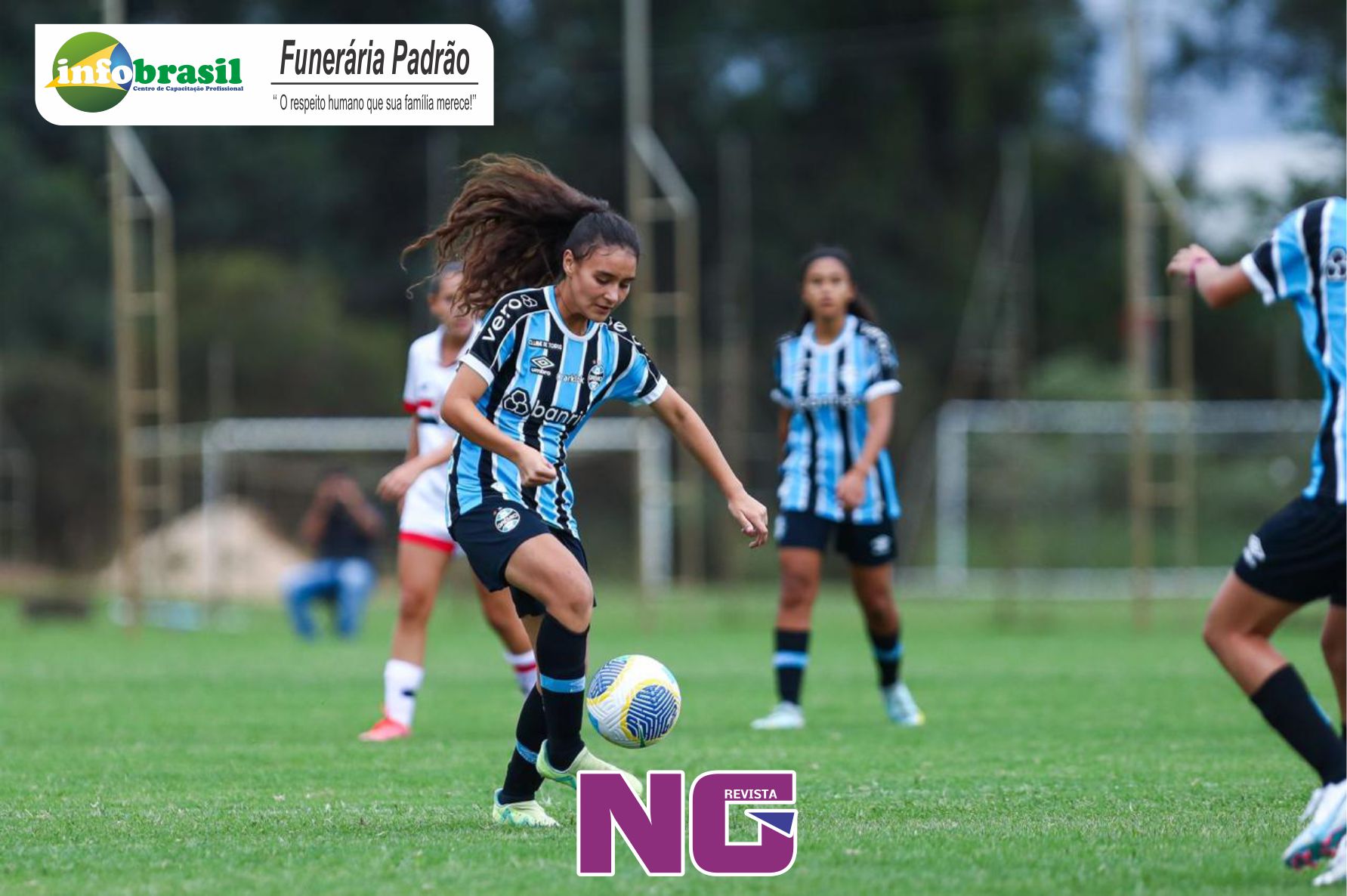 Gabi Martins representa Lagoa Vermelha em goleada do Grêmio Sub-15 no Gauchão Feminino