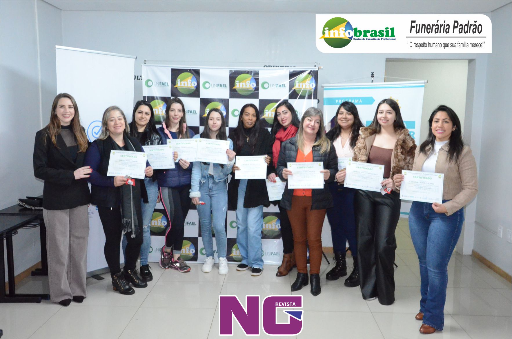 Encerramento do Curso de Design de Sobrancelhas reúne autoridades e marca mais uma etapa de qualificação profissional em Lagoa Vermelha